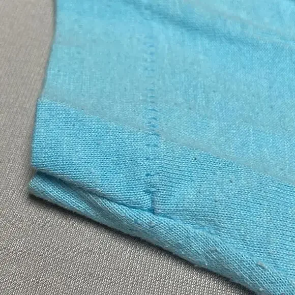 VTG Military Shirt 1st Nebraska Volunteer Infantry Med Turquoise Single Stitch - Picture 4 of 7